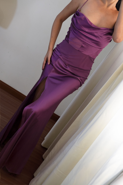Manon-kjole i 100 % Mulberry Silk