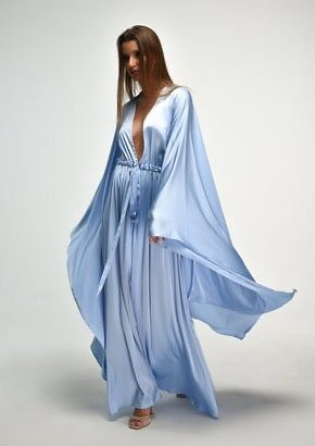 Custom blue dress