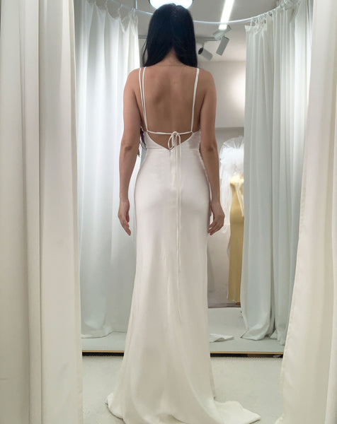 100% Crepe de Chine Silk Aditi Bridal Gown