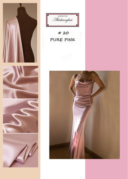 100% Mulberry Silk Charlotte Dress Gown - Studio Alashanghai Silk