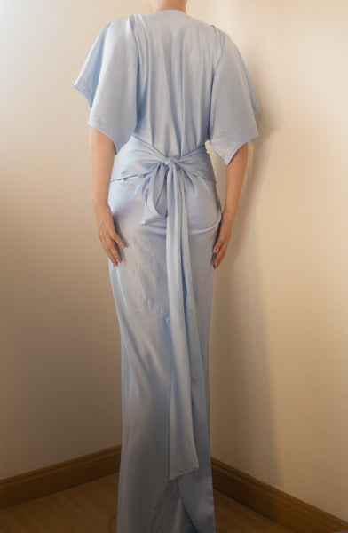 Yue Dress Gown Serenity Blue