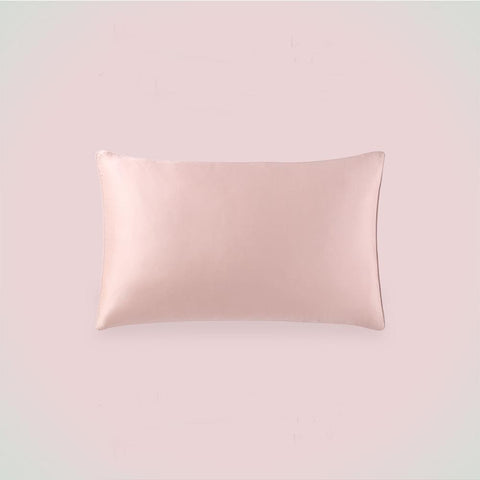 2 PCS* Pink White Silk Pillowcase COLOR NO.14 - Studio Alashanghai Silk