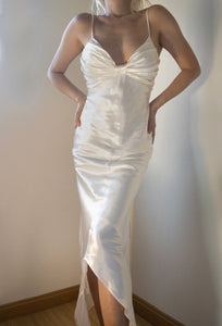 Xiao Midi Elbise Beyaz