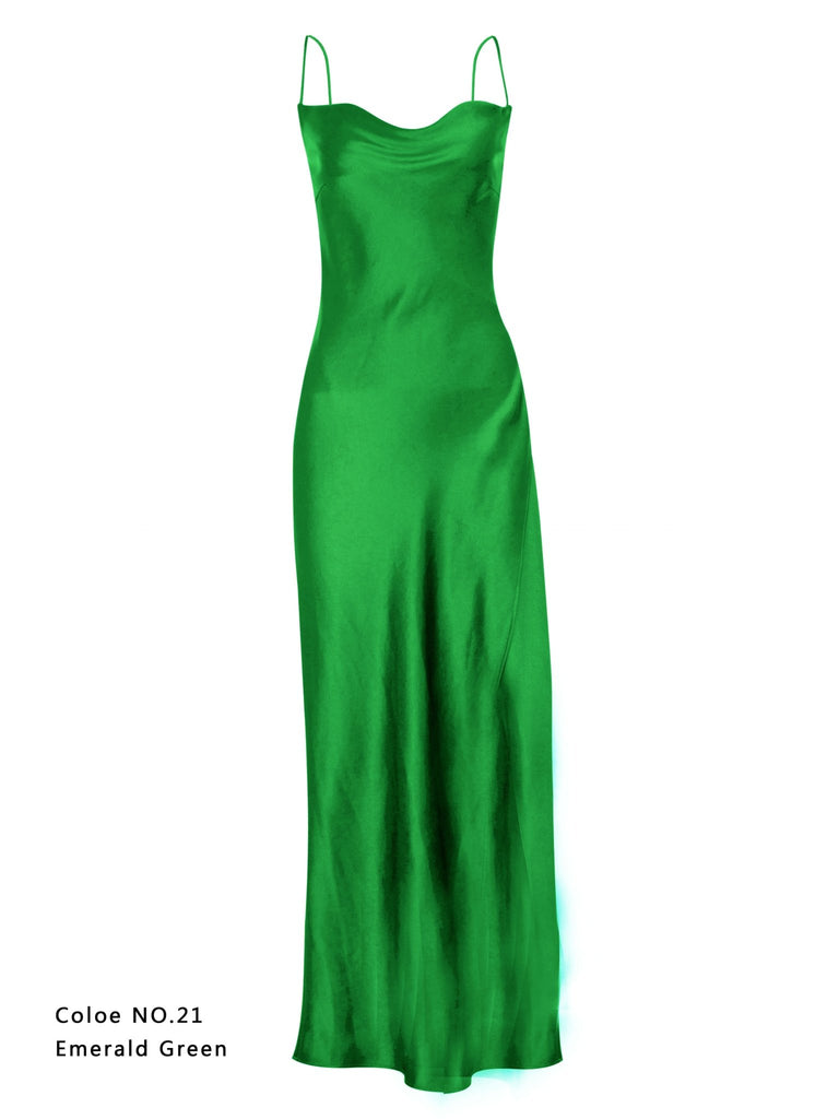 Sage Green Mulberry Silk Cowl Neck Slip Dress * 90 Colors Options – Studio  Alashanghai Silk
