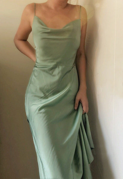 Hui Drapiertes Kleid mit hohem Schlitz - Studio Alashanghai Silk