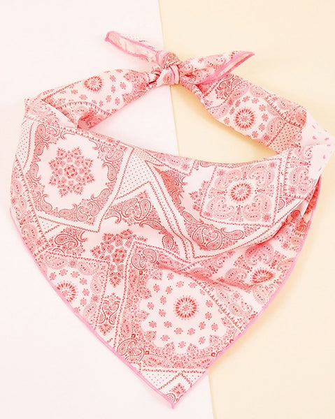 Kimono Pink Satin Scarf - Studio Alashanghai Silk