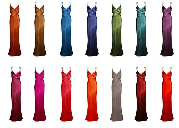 Rhiannon Mulberry Silk Dress Gown - Studio Alashanghai Silk