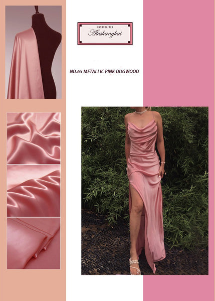 Rhiannon Mulberry Silk Dress Gown - Studio Alashanghai Silk