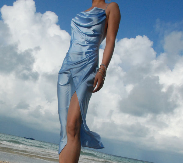 SAMPLE SALE * Audrey Mulberry Silk dress - Studio Alashanghai Silk